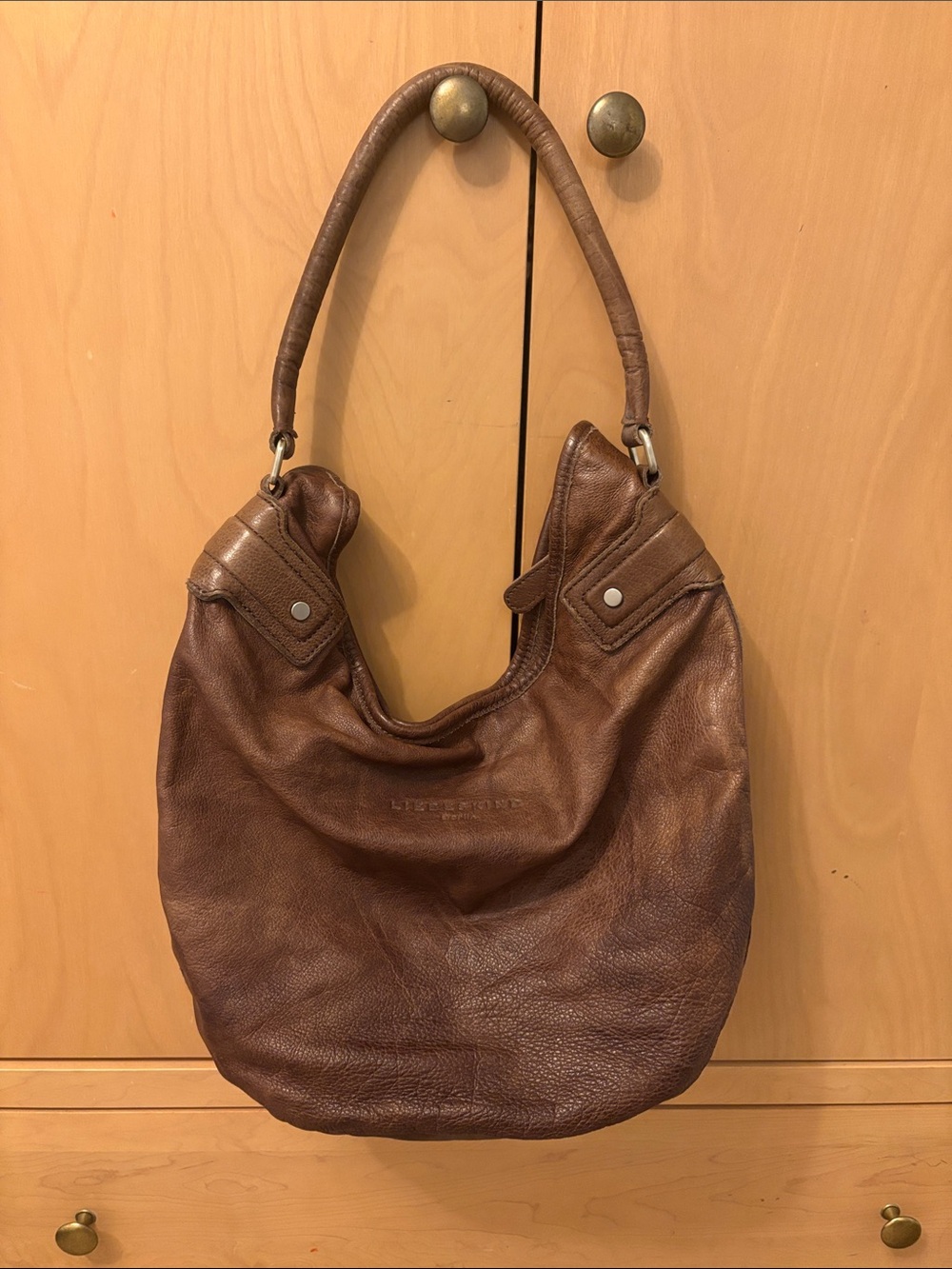 Liebeskind Brown Leather Hobo Bag